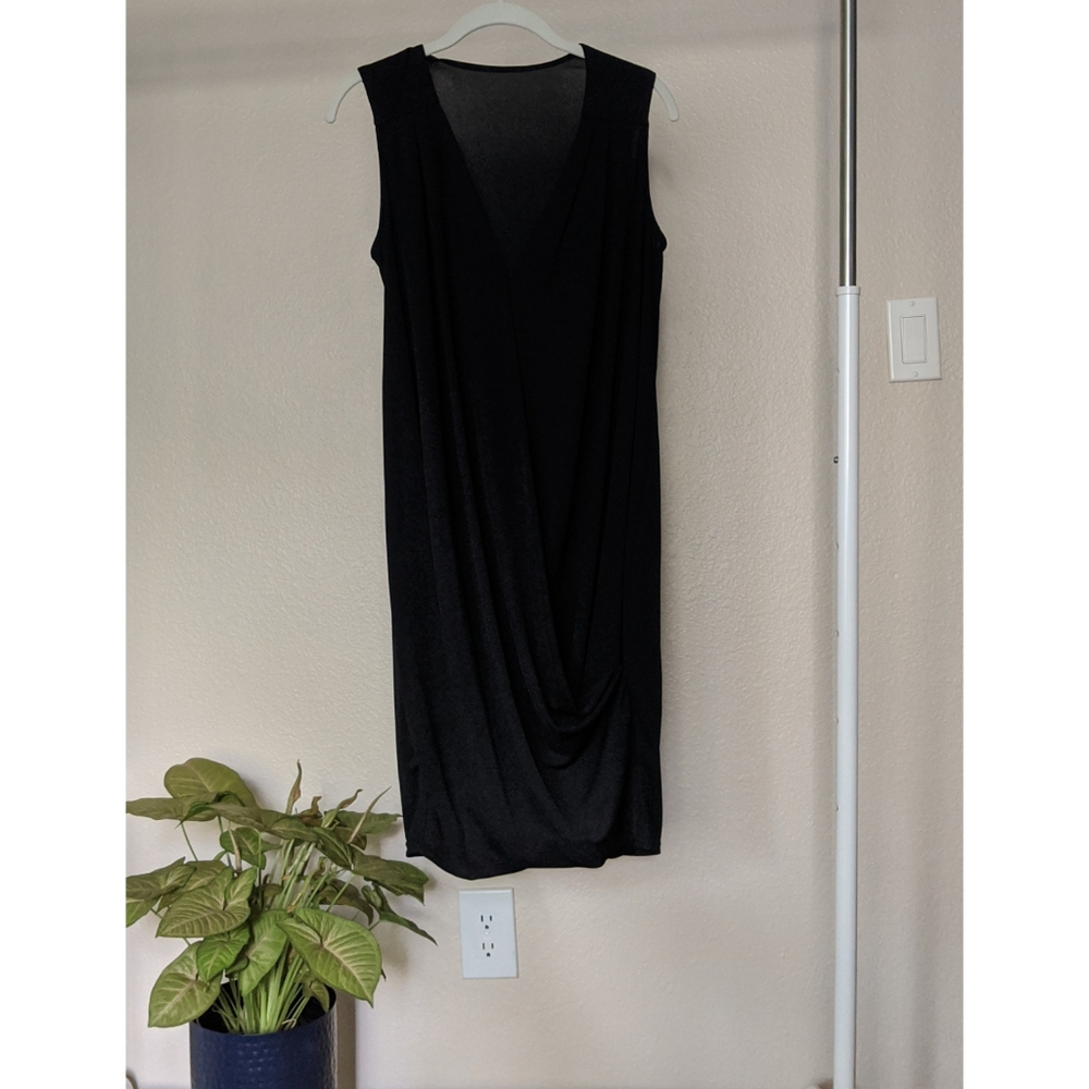 Black Drapey Dress